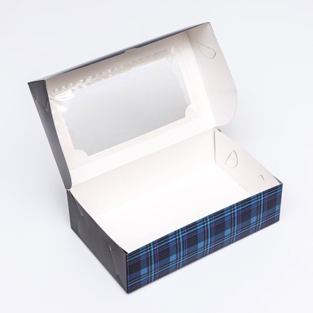 Folding box with a window for a marshmallow "best man", 25 x 15 x 7 cm-5