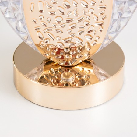 Table lamp sensory "Landis" LED 3W 3000-6000K USB AKB Dimmer gold 9.5x13.5x22 cm 102220-7
