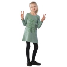 Baby dress, height 110 cm, color light green, green