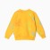 Svitshot for a boy, dark yellow/dino color, height 116 cm