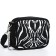 Women's bag of artificial leather "Zebra", 19x14x6 cm.