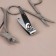 Manicure set, 7 items, in case, brown color