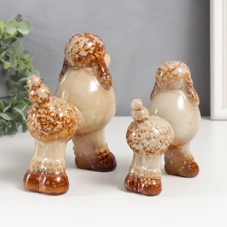 Souvenir Ceramics "Podel" set 2 pcs 13x12x6 16x15x7 cm-2