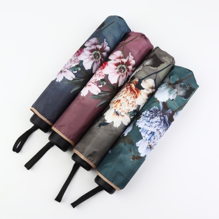 Mechanical “Flora” umbrella, eponge, 4 additions, 8 knitting needles, r = 48 cm, color mix-3
