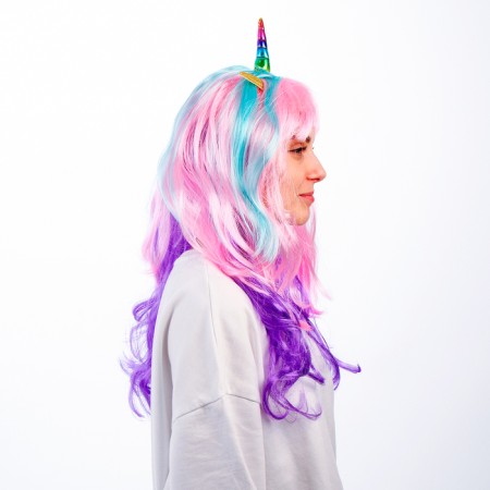 Carnival wig "Unicorn"-1