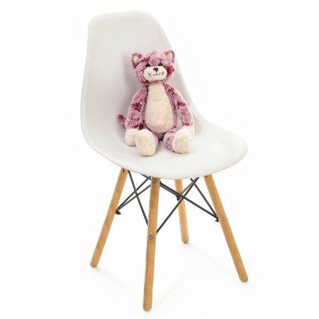 Soft toy "cat", 50 cm, cherry color-5