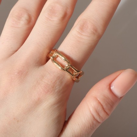Ring "links" trend, color gold, dimensionless-1