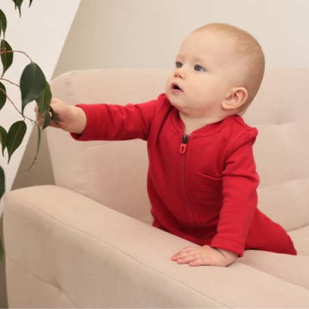 Combineson children's minku color red, height 74-80 cm-3