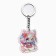 Holographic "Anime" keychain, 5 x 4 cm