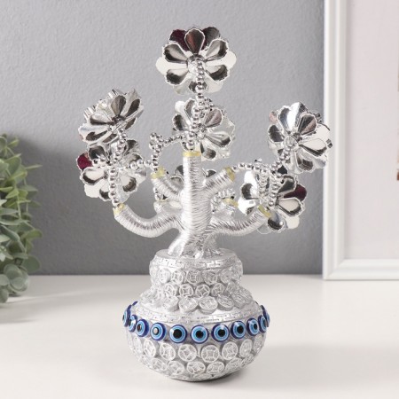 Souvenir from the evil eye "A tree with lush flowers in a bag" 9.5x9.5x21 cm-2