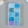 Glass beads 6/0, 12/0 in the box "Blue" glass and sequins 12.5x6.5x2 cm
