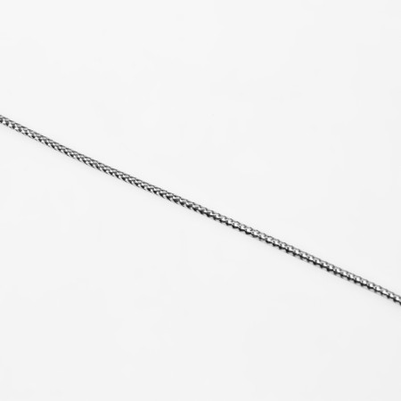 Weaving cord, metallized, d = 1 mm, 45.7 ± 0.5 m, silver color-3