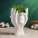 Kashpo - organizer "Dreams in the hands" White, 13.5x20x13cm