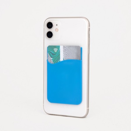 Cartholder on the phone, the color is blue