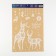 Stickers for the windows "New Year's Friends", reusable, 33 x 50 cm, New Year