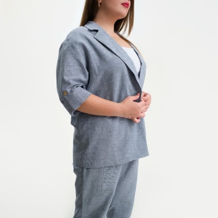Women's jacket Mist Plus-Size, size 52, blue color-3