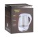 Electric kettle Willmark WEK-1708G, glass, 1.7 l, 2200 watts, led-lighting, white