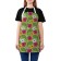 Apron kitchen with a photo print "Flower patterns", adjustable, size OS