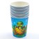 A cup paper one -time “Happy New Year”, a snake with toys, 250 ml