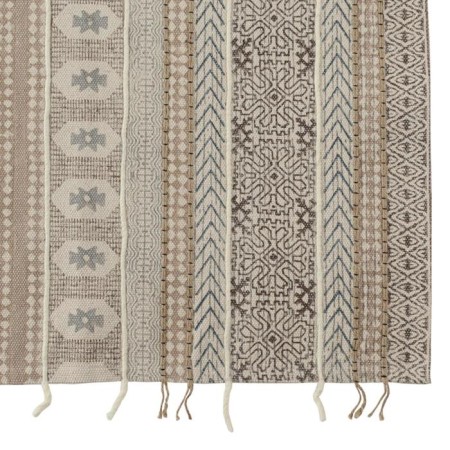 Carpet with Ethnic geometric ornament, size 70x160 cm-7
