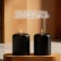 Set of candles - cylinders, 4x5 cm, set 2 pcs, black