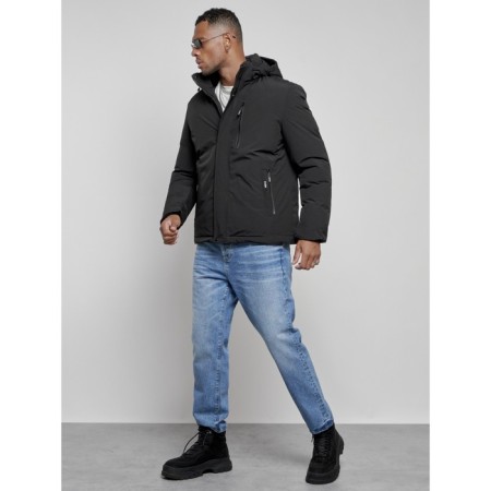 Sports male winter, size 62, black color-1