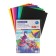 Cardboard two -sided A4, 100 sheets, 10 colors, density 220 g/m2, Brauberg Kids Series, tinted