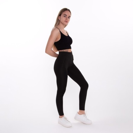 Female leggings, black color, size 42-4