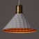 Lamp "Chekaka" E27 40W White-gold 24x24x17-117 cm