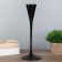 Glass "Narrow glass" Black set 2 pcs 28.5x10.5x10.5 cm