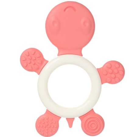 Silicon “Turtle” teething, mix color, crush me-2