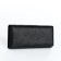 Women's wallet on magnets, black color