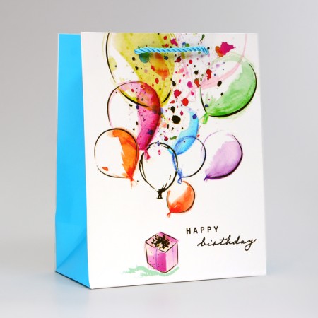 Laminated package "Happy Birthday", MS 18 × 23 × 10 cm