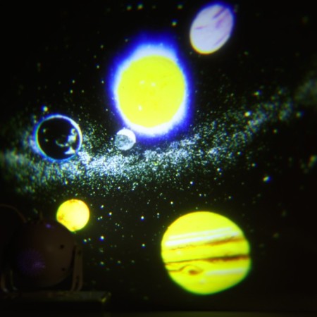 Light device "Cosmos", 11 cm, 6 cartridges, glow RGB, 5 V-4