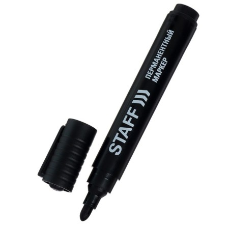 Permanent marker 2.5 mm staff, undersized, black-6