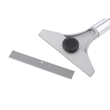 Matrix 79550 scraper, fixed blade, elongated, rubberized handle, 100 mm-1