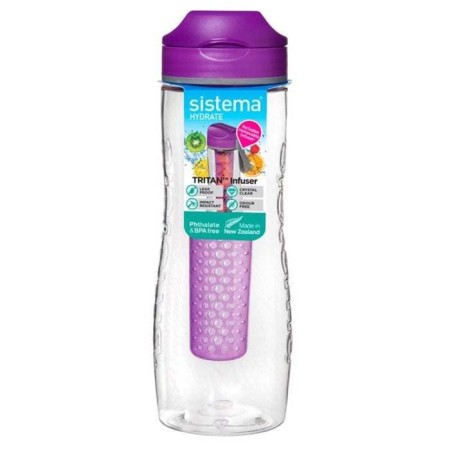Water bottle of Sistema, Tritan, 800 ml, color mix-5