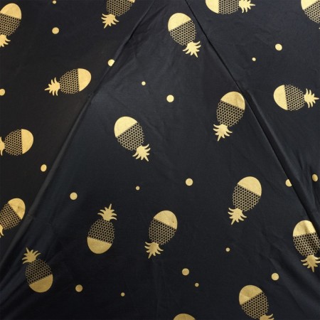 Mechanical female umbrella, 6 knitting needles, black color.-2