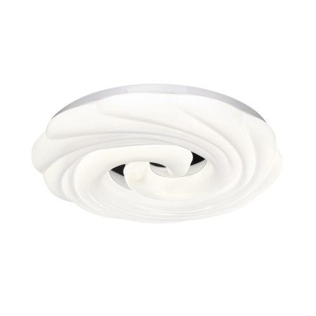 The lamp is wall-flowing Sonex. AGAP, 48W, LED, 70x380x380 mm, white, silver color-3