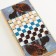 NARDS "Bear on Hunting", wooden board 50 x 50 cm, with a field for playing checkers
