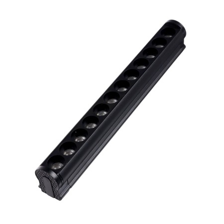 Track lamp, rotary, series "Flat" FTL-005, 12W, 48V, 4000K, 230mm, black