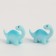 Miniature puppet "dinosaurus", set 2 pcs., Size 1 pc. - 3.5 × 5 × 2 cm, blue color