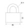 Sibrtekh-hinged castle ZNO2-26, 80 mm
