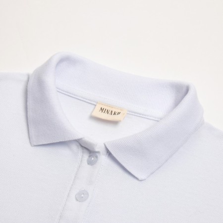 T-shirt (Polo) Women's Minaku Regular Fit: White Color, Rr. 46-6