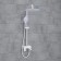 The shower system wasserkraft a185.161.155.wm, tropical shower, shower, white