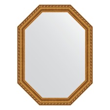 Mirror in the baguette frame, a gold aqueduct 61 mm, 60x80 cm