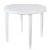 Round table, 90x90x75 cm, white color