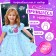 Carnival set "Stylish Princess": A rim, blue dress with swans, height 98 cm