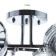 Kirien chandelier 6he27 40W black-chromium 70x70x27 cm Bayerlux