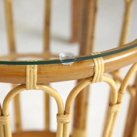 Terrary Akira set with a pillow, armchair 54 x 60 x 78cm, table D46x40cm-4